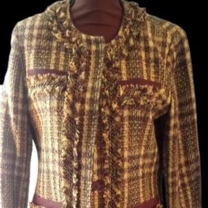 Chico's Textured Waist Jacket